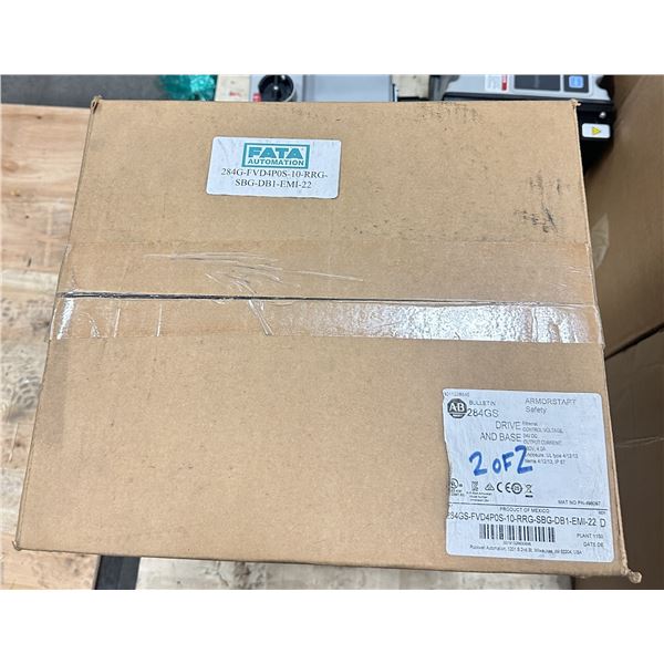 Allen Bradley ##284GS-FVD4P0S-10-RRG-SBG-DB1-EMI-22/D ArmorStart Control Module Drive & Base