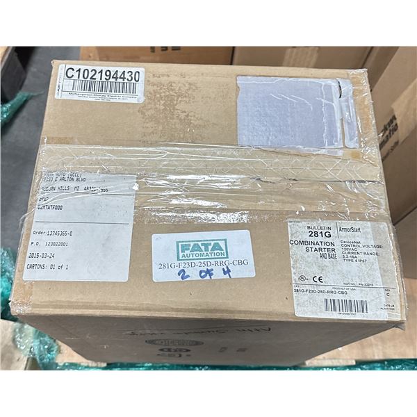 Allen Bradley ##281G-F23D-25D-RRG-CBG ArmorStart Control Module