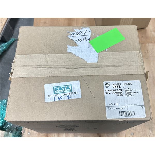 Allen Bradley ##281E-F12Z-10B-RRW-3FR Combination Starter & Base