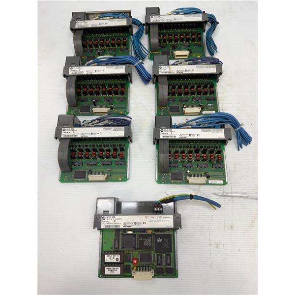 Lot of (7) Allen-Bradley Modules