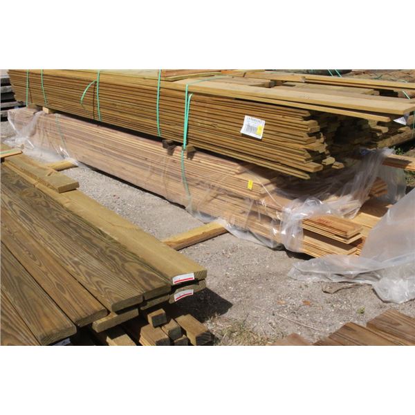 1X6  T&G  Pine Beaded Downfall From Truck Load - No DMG  2100' - 2400'
