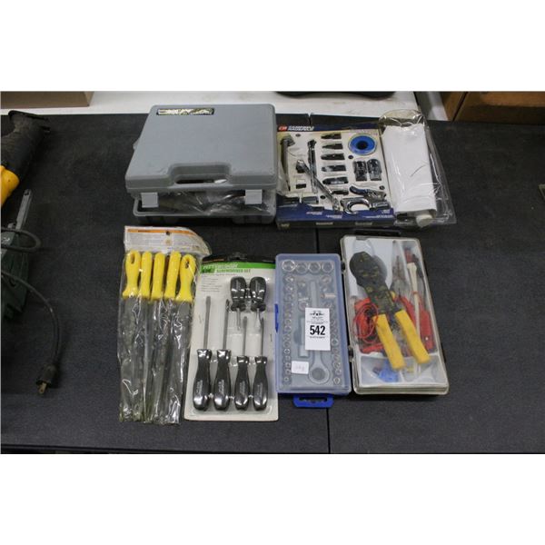Air Brad Nailer Staple Gun, Screwdrivers, Files, Crimper, Air Tools