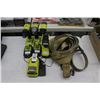 Image 1 : Ryobi Cordless Drills/Flashlight w/Battery/Charger, Tie Down Strap