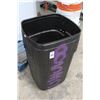 Image 1 : Black Trash Can