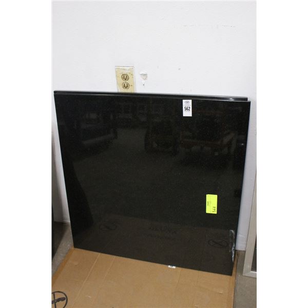 30"  X  30"  Slate Table Tops - Pair