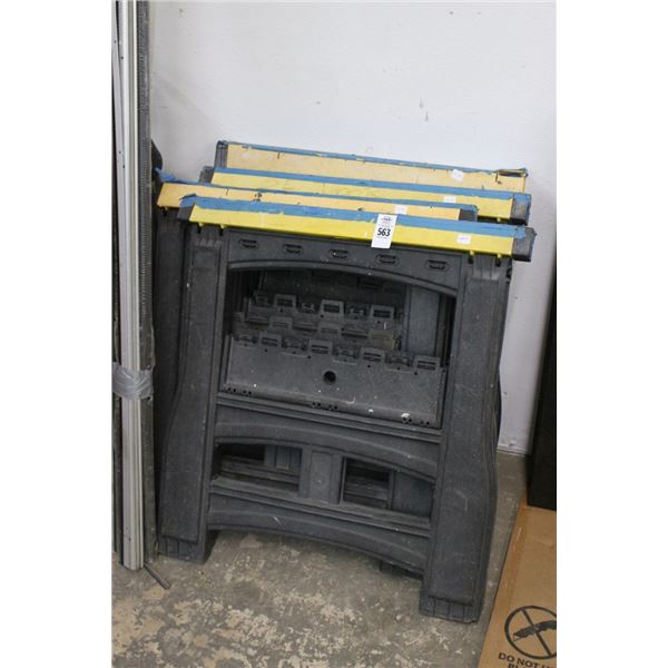 Plastic Saw Horses - 4