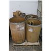 Image 1 : Large Storage Drums w/Asst. Hardware on Pallet