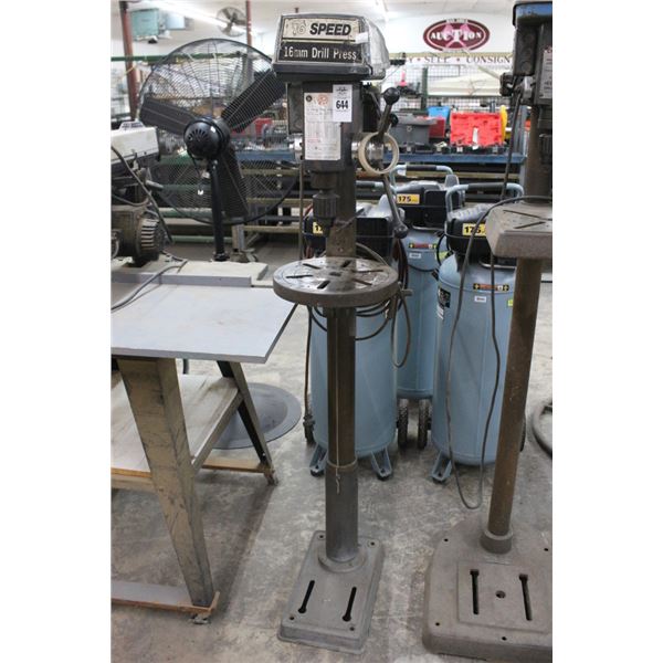 Floor Model 16 Speed Drill Press
