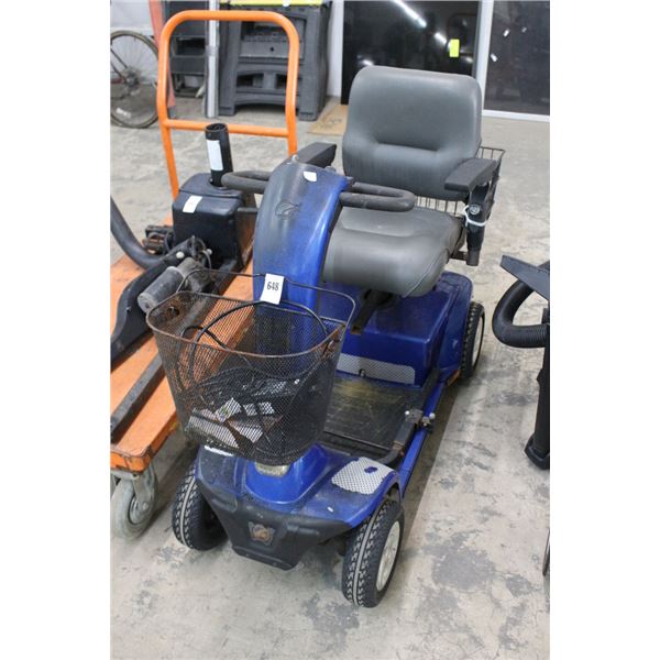 Blue Mobility Chair w/Charger