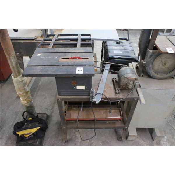 Atlas Vintage Table Saw w/Rolling Stand