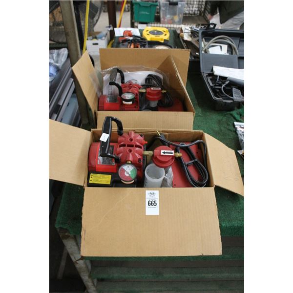 2-Milwaukee Vac Pumps - 2 X $