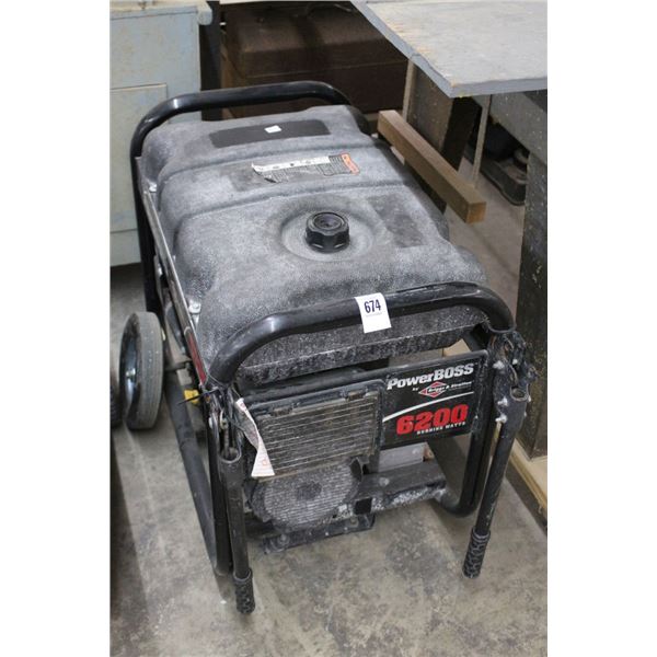 B&S  Power Boss 6200W  Portable Generator