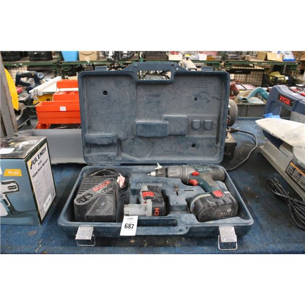 Bosch Cordless Screwgun w/Batteries/Chargers