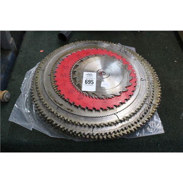 Asst. Large Miter Saw Blades - 15