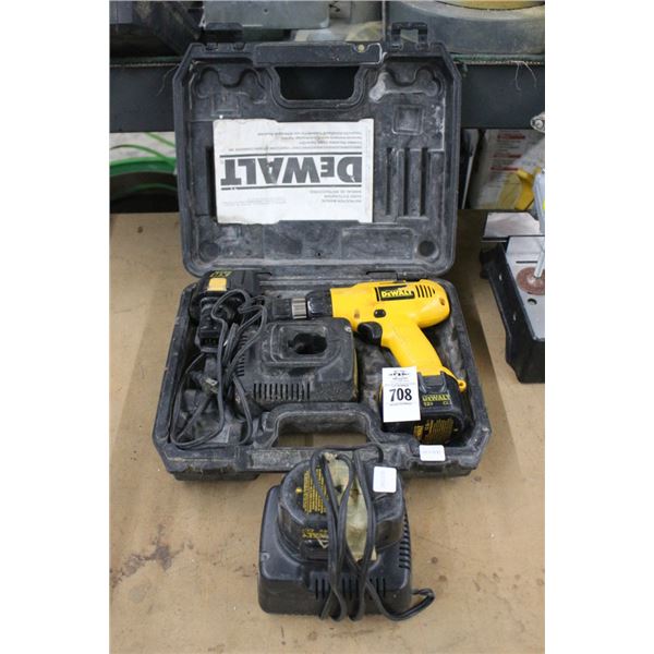 Dewalt 12V  Cordless Drill w/Batteries/Chargers