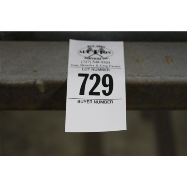 Industrial 10'  Work Table w/Fold Out Extensions