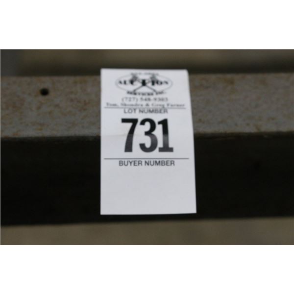 4'  X  8'  Industrial Table w/Fold Out Extensions