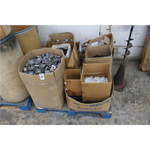 Pallet of Industrial Railing Caps