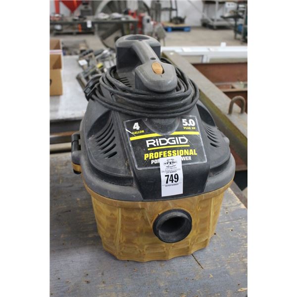 Ridgid Shop Vac
