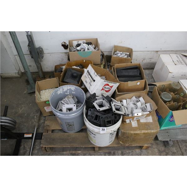 Pallet w/Asst. Mounting Hardware/Accessories