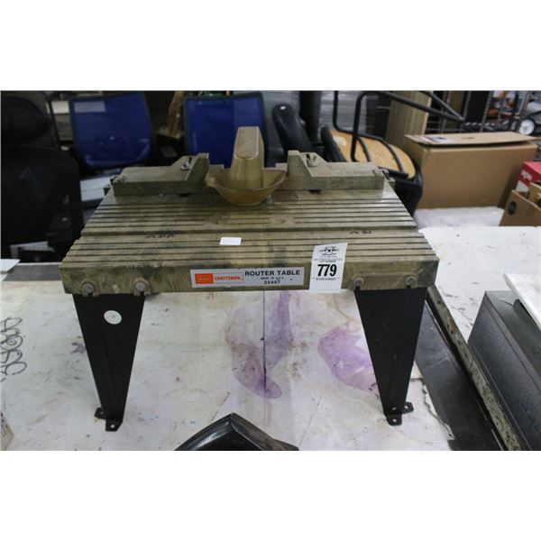 Craftsman Router Table - No Tool