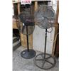 Image 1 : 2-Industrial Pedestal Fans - 2 X $