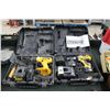 Image 1 : Dewalt Cordless Drills 2 w/Batteries/Chargers