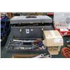 Image 1 : Plastic Toolbox w/Asst. Tools, Electrical Hardware