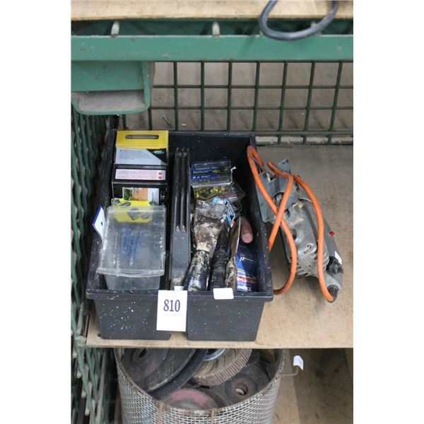 Electric Jigsaw, Bin w/Asst. Hardware