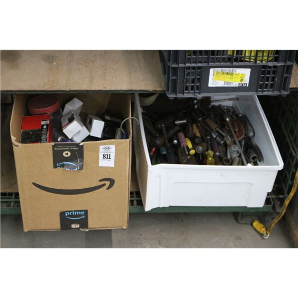 Bins 2 w/Hand Tools, Hardware