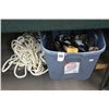 Image 1 : Bin w/Asst. Hand Tools, Rope