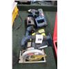 Image 1 : Ryobi Cordless Impact Drill, Sawzall, Flashlight, Circular Saw, - Charger No Batteries