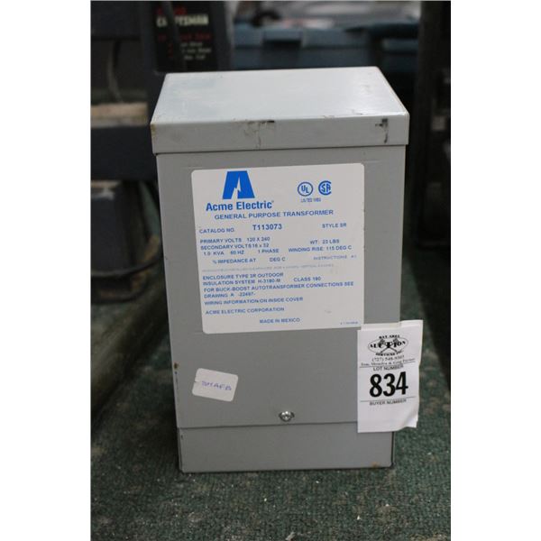 Acme  120  X  240  Transformer