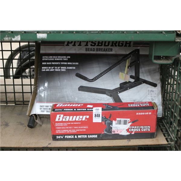 Fence/Miter Gauge w/Bead Breaker