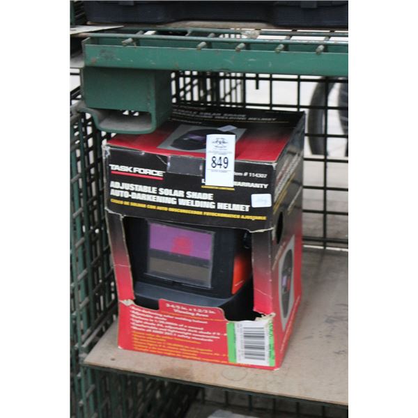 Solar Shade Auto Darkening Welder Helmet