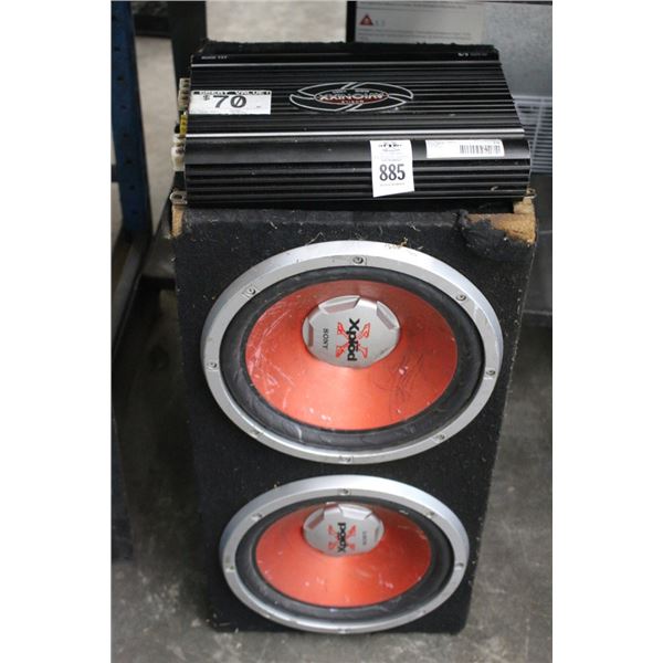 Avionic Amp, Sony Speaker Box for Audio