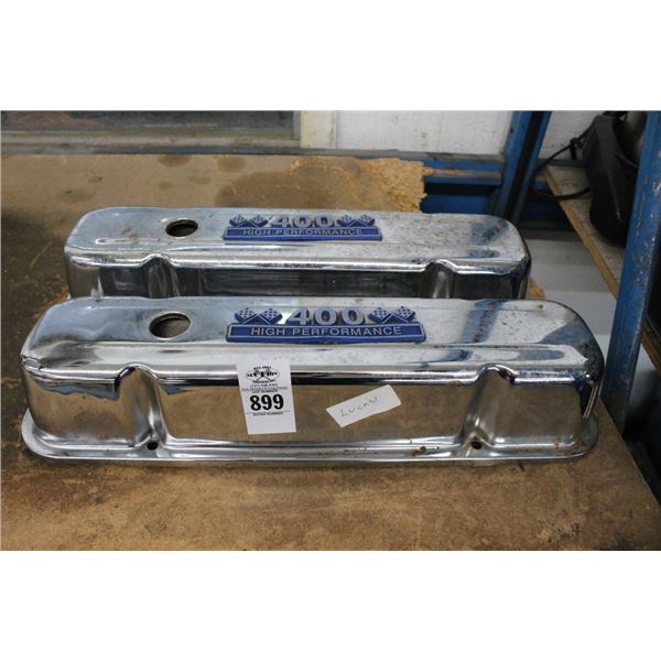Chrome Manifold Covers - Pair