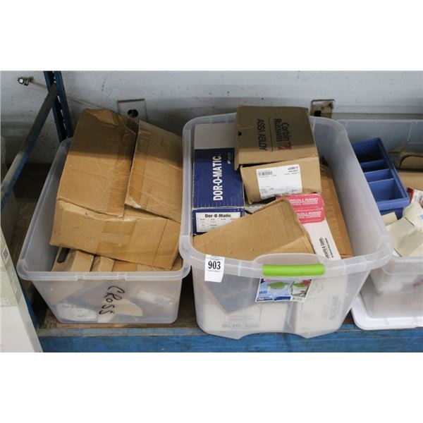 Bins 2 w/Asst. Door Hardware