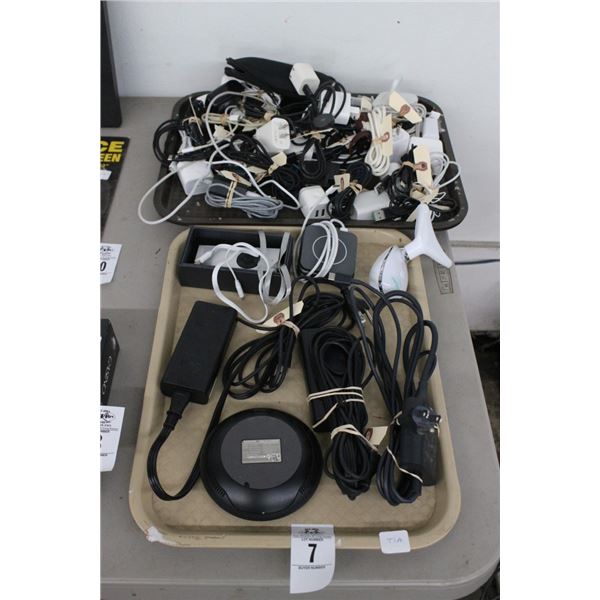 Asst. Cords, Cables, Phone Chargers, Laptop Charger, Translator