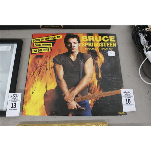 Signed Vinyl Album Cover