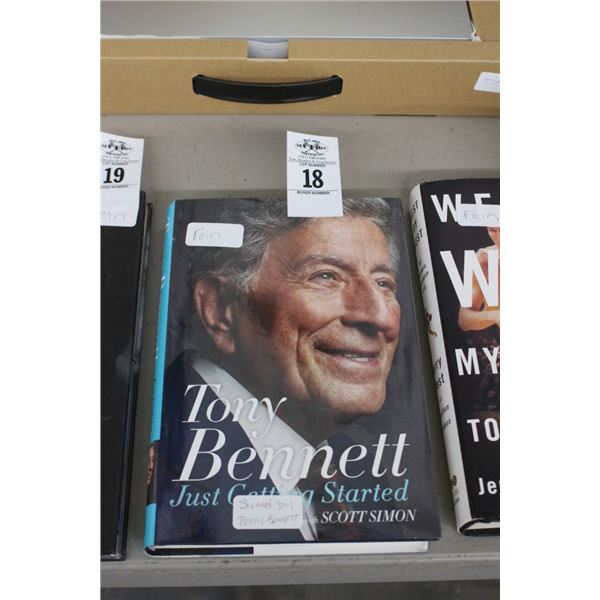 Signed Tony Bennett Book