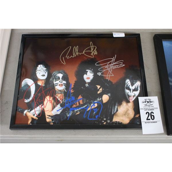 Kiss Signed Photo