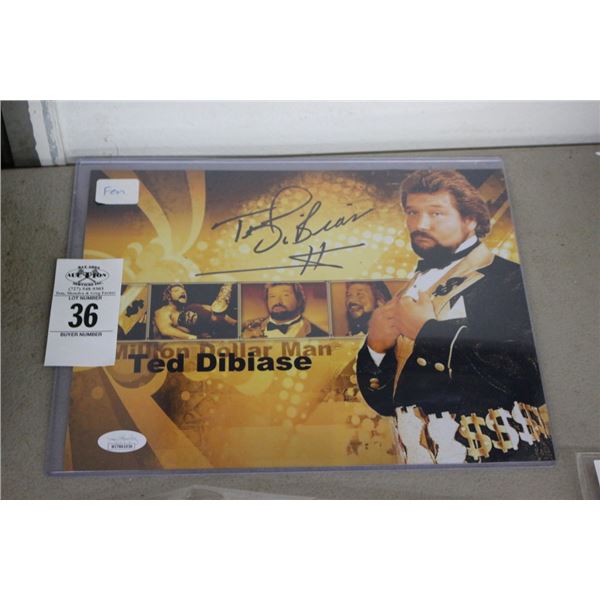 Ted Dibiase Signed Photo w/COA