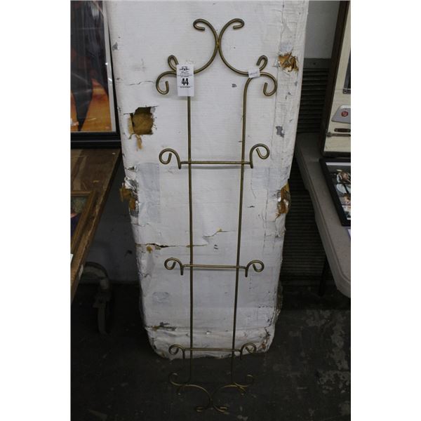 Decorative Gold Metal Rack