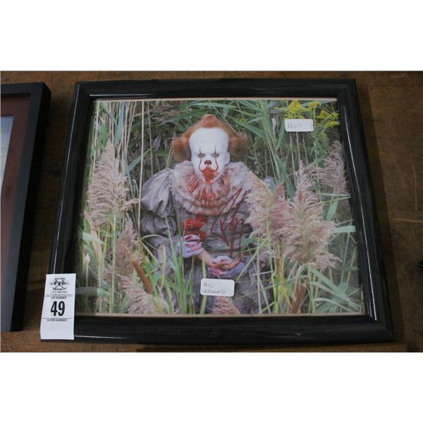 Bill Skarsgard Penny Wise Signed Photo