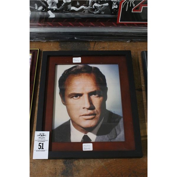Marlin Brando Signed Photo