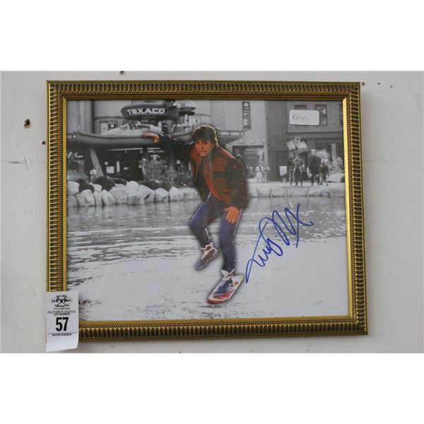 Michael J. Fox Marty McFly Signed Photo