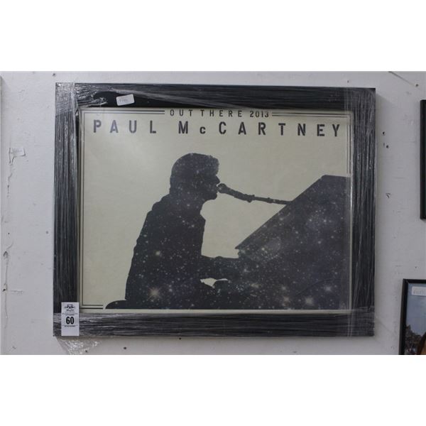 Paul McCartney Framed Photo