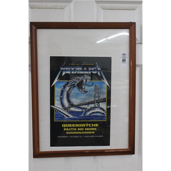 Metallica Signed Photo