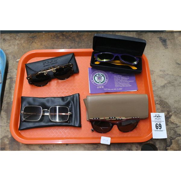 4-Designer Sunglasses - 4 X $